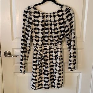 Black and white dress